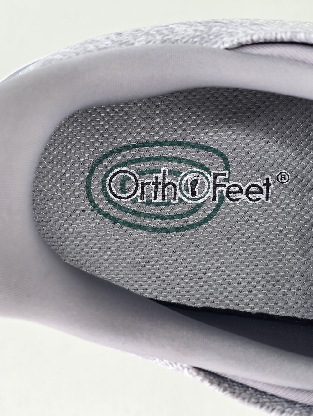 Orthofeet Nira Hands-Free Sneakers Light Gray Shoes Women's Size 12W 12 Wide - Picture 8 of 9